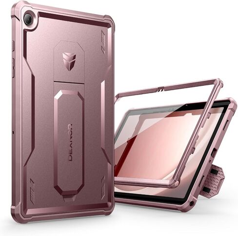 Dexnor Case for Samsung Galaxy Tab A9 Plus 2023, [Built-in Screen Protector & Kickstand] Heavy Duty Shockproof Full Body Protective Tablet Cover for Galaxy Tab A9+ 11 Inch, Pink in Saudi Arabia