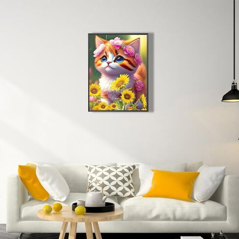 مجموعات الرسم الفني الماسي على شكل أرنب جميل من CIBIKO للبالغين، مجموعات الرسم الفني 5D للمبتدئين، مجموعات الحفر الماسي الكاملة، الكبار يسترخيون وديكور جدار المنزل هدية مهرجان DIY 12 × 16 بوصة in Saudi Arabia