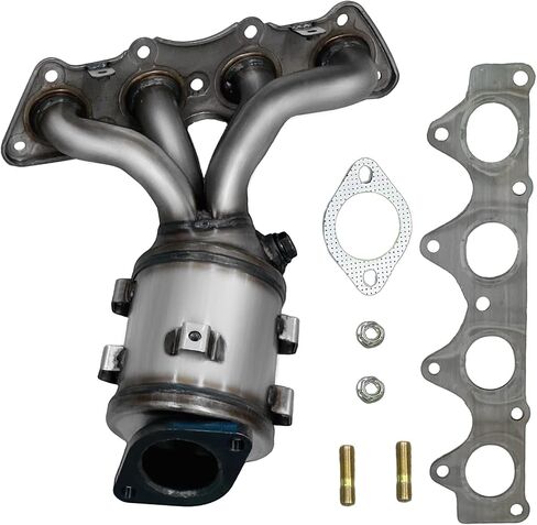 محول حفاز عادم JT متوافق مع Hyundai Accent 2012 2013 2014 2015 2016 2017، Kia Rio/Soul 2012 2013 2014 2015 1.6L (متوافق مع EPA) (درجة EPA القياسية) in Saudi Arabia