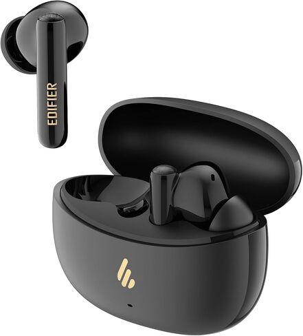 سماعات أذن Edifier X5 Pro بخاصية إلغاء الضوضاء النشطة مع مكالمات معززة بالذكاء الاصطناعي، شحن سريع، وضع الألعاب، تخصيص التطبيق، مقاومة للماء IP55، تقنية بلوتوث لاسلكية حقيقية 5.3 - أسود in Saudi Arabia