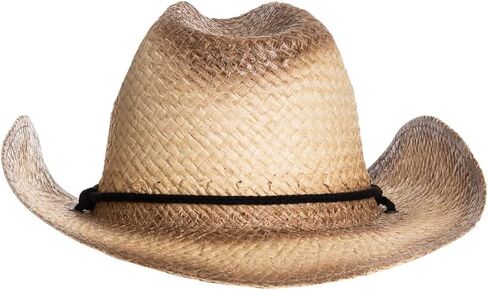 Calhoun NHL Surf & Skate Team Logo Straw Beach Cowboy Hat with Curved Brim in Saudi Arabia