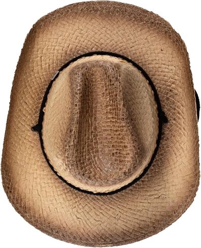 Calhoun NHL Surf & Skate Team Logo Straw Beach Cowboy Hat with Curved Brim in Saudi Arabia