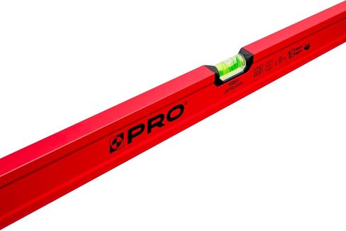 PRO600 Spirit Level 24-inch(60cm) Red Spirit Level Tool with ERS+ Easy Reading System - Precise Leveler with Ergonomic Profile and Anti Shock Absorber in Saudi Arabia