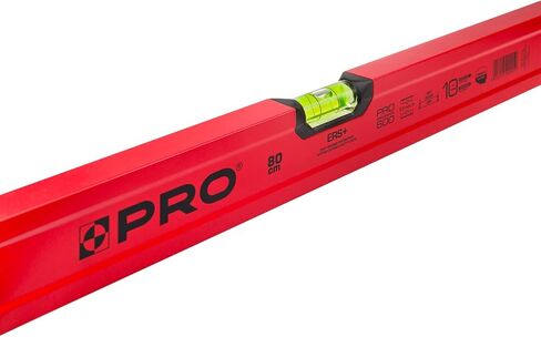 PRO600 Spirit Level 24-inch(60cm) Red Spirit Level Tool with ERS+ Easy Reading System - Precise Leveler with Ergonomic Profile and Anti Shock Absorber in Saudi Arabia