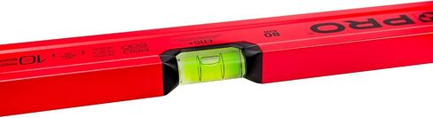 PRO600 Spirit Level 24-inch(60cm) Red Spirit Level Tool with ERS+ Easy Reading System - Precise Leveler with Ergonomic Profile and Anti Shock Absorber in Saudi Arabia