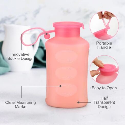 Morlike Silicone Milk Storage Bags, Reusable Breastmilk Containers for Breastfeeding, 9oz/270ml Breast Milk Saver, Leakproof Milk Freezer Pouches, BPA Free (Blue, 2 Pack) in Saudi Arabia