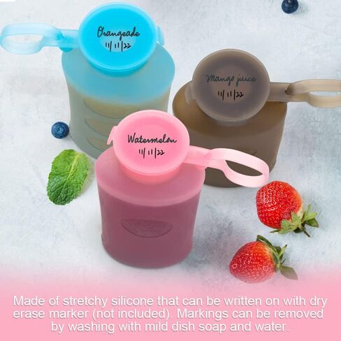 Morlike Silicone Milk Storage Bags, Reusable Breastmilk Containers for Breastfeeding, 9oz/270ml Breast Milk Saver, Leakproof Milk Freezer Pouches, BPA Free (Blue, 2 Pack) in Saudi Arabia