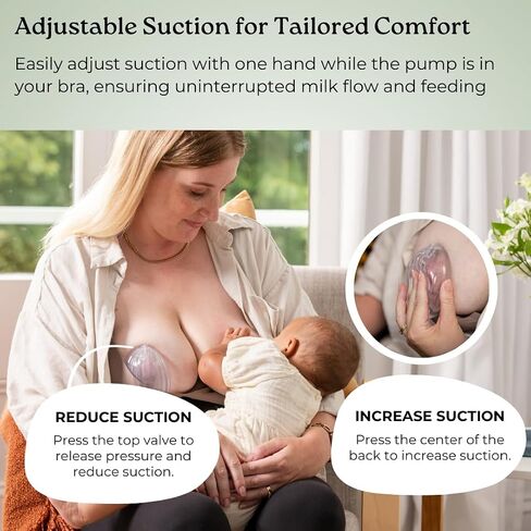 HAAKAA Shell Wearable Hands-Free Manual Breast Pump/Milk Collector – Medical-Grade Silicone – Compact, Portable & Discreet – Leak-Proof Valve 4 oz 2PK in Saudi Arabia