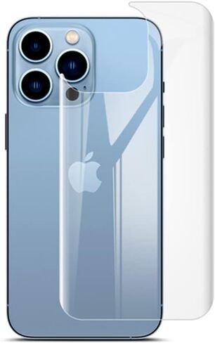 قطعتان من واقي الشاشة الخلفي لهاتف iPhone 15 Pro Max فيلم هيدروجيل وليس زجاج in Kuwait