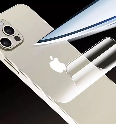 قطعتان من واقي الشاشة الخلفي لهاتف iPhone 15 Pro Max فيلم هيدروجيل وليس زجاج in Kuwait