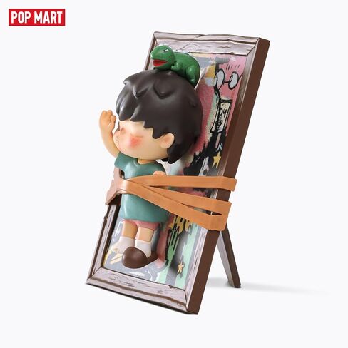 POP MART Hirono Listening Figurine Collection, Collectilbe Figure Toy, for Mordern Home Decorations in Saudi Arabia