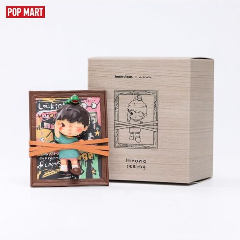 POP MART Hirono Listening Figurine Collection, Collectilbe Figure Toy, for Mordern Home Decorations in Saudi Arabia