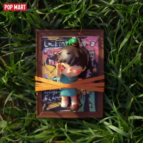 POP MART Hirono Listening Figurine Collection, Collectilbe Figure Toy, for Mordern Home Decorations in Saudi Arabia