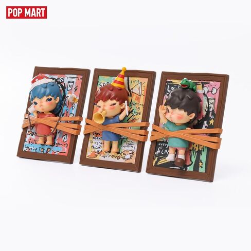 POP MART Hirono Listening Figurine Collection, Collectilbe Figure Toy, for Mordern Home Decorations in Saudi Arabia