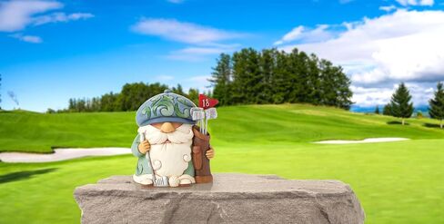 Enesco Jim Shore Heartwood Creek Athletes Golf Hole in One Gnome Mini Figurine- Resin Hand Painted Crafted Collectible Decorative Golfer Figurines Home Decor Sculpture Shelf Desk Statue Gift, 4 Inch in Saudi Arabia