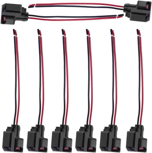 8 قطعة ملف الإشعال موصل التوصيل حاقن الوقود سلك يسخر استبدال لفورد F250 كراون فيكتوريا موستانج in Kuwait