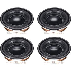 uxcell 3W 4 Ohm DIY Speaker 40mm Round Shape Replacement Loudspeaker 4pcs