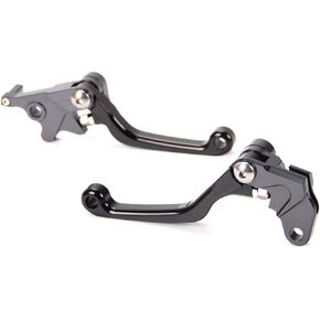 Brake Clutch Pivot Dirtbike Motorcycle Levers for Suzuki DRZ400S/SM 2000-2017, DR200S 2015-2019 Black