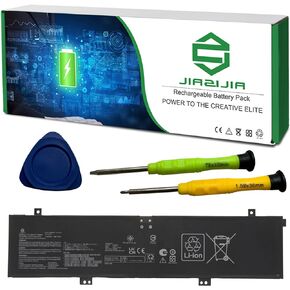 C41N2101 Laptop Battery Replacement for Asus Rog Zephyrus G14 FX517 GA402 K6501 M6501 TUF517 TUF571 Series Notebook 15.48V 76Wh 4920mAh