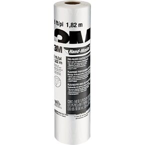 Contractor's Plastic Film, 48" in x 180' Feet, Unfolds to Full Width, Contains Job Site Dust & Overspray, For Painting, Drywall Texturing, Wall Finishing & Floor Standing, 1 Roll (CP4)