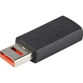 StarTech.com 3ft (1m) Secure Charging Cable USB-A to Micro USB Data Blocker Charge-Only Cable Power-Only Charger Cable for Phone/Tablet Data Blocking USB Protector Adapter Cable (USBSCHAU1M)