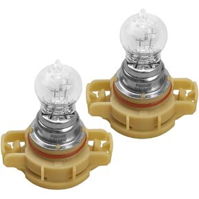 TIKSCIENCE PSX24W 2504 4300K LED Fog Light Bulbs 12V 24W Yellow Car Bulbs Halogen Lamp Daytime Running Lights Automotive Clear Glass Bulbs, 2Pcs