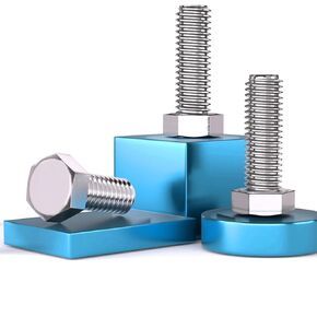 M2*4(50pcs) Hex Head Bolts Hexagon Screws, Stainless Steel 18-8 (304), Plain Finish, Fully Threaded,DIN933