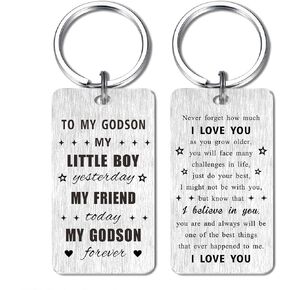 هدايا Godson Keychain - هدية عيد ميلاد لابنتي Godson من Godmother - هدايا زفاف Godson من Godparents - هدايا عيد الأب في عيد الحب وعيد الميلاد in Kuwait
