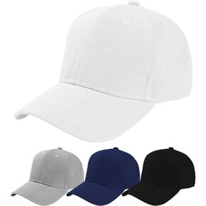 Baseball Hats for Men, Black Hat Unisex Outdoor Activities Baseball Cap Adjustable Sports Casual Vintage Sun Visor Cap