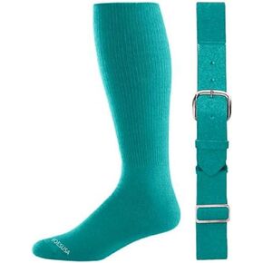 Augusta Sportswear Youth Teal Baseball/Softball Belt & Socks