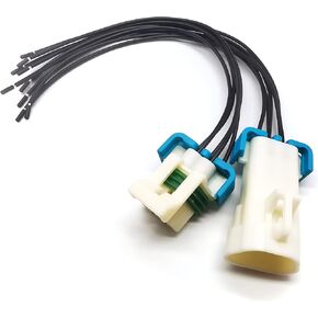 5 pin Male and Female Sealed Headlight Assembly Pigtail Connector Compatible with GM Pontiac G6（2PACK）