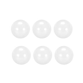 6pcs ZRO2 Zirconium Oxide 2.5mm Ceramic Bearing Balls Used in Bearings/Pumps/Linear Sliders/G5 Valve Balls