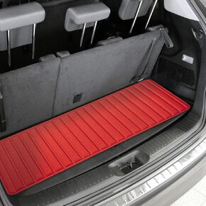 FH Group F16500BEIGE-14 Deluxe Heavy Duty Faux Leather Flat Stripe Multi-Purpose Beige Automotive Cargo Liner fits most Cars, SUVs, and Trucks, 14 inches