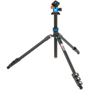 3 Legged Thing Patti 2.0 Flip Lock Tripod with AirHed Mini - Darkness Matte Black (PATTIDARK2.0)