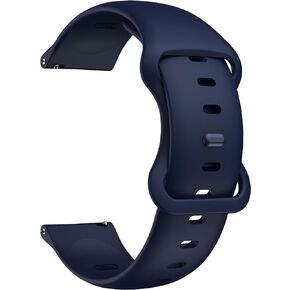 Compatible with Fossil Gen 6 44mm &Gen 5E 44mm &Gen 5 Carlyle &Julianna Band,22mm Soft Waterproof Silicone Sport Watch Band for Fossil Men's Gen 4 Explorist HR