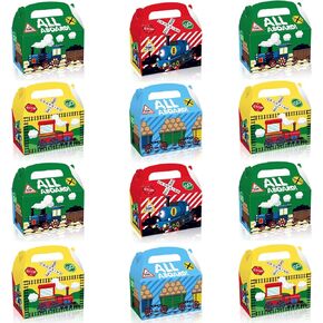 ATSMOICY 12 قطعة من علب الهدايا المفضلة لقطار السكك الحديدية، عبور السكك الحديدية وقطار البخار وحفلات أعياد الميلاد ومستلزمات تزيين الحفلات وصندوق هدايا الحلوى الجيدة in Kuwait