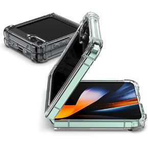 جراب GOOSPERY Galaxy Z Flip 5، غطاء حماية ممتص للصدمات شفاف للغاية مع زوايا معززة، جراب هاتف هجين نحيف مقاوم للصدمات - شفاف in Kuwait
