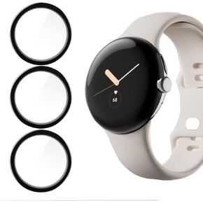 Compatible for Google Pixel Watch 2 Screen Protector, [3 Pack] 3D Full Coverage Screen Protector Film Compatible for Google Pixel Watch/Pixel Watch 2 (3 pack)