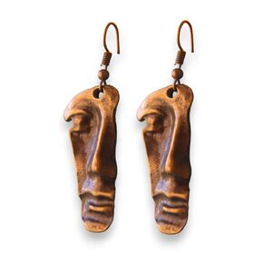 Face earrings figure earrings artistic earrings creative abstract jewelry for women and men Handmade earrings African jewellery Dangle earrings