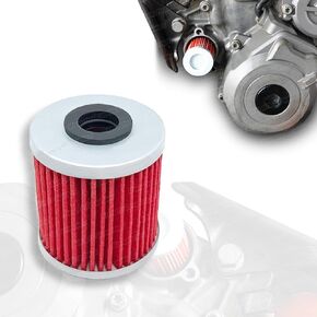 43mm Long Motorcycle Engine Oil Filter for KX250F KX450F 2004-2019, RMZ250 RMZ450 2004-2018