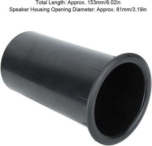 Speaker Port Tube, Woofer Connector ABS for 8-12inches Speakers in Saudi Arabia