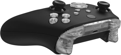 eXtremeRate Replacement Buttons for Xbox Series X & S Controller, Clear Custom Accessories Repair Bumpers Trigers Dpad ABXY Start Back Sync Share Keys Parts for Xbox Core Wireless Controller in Saudi Arabia