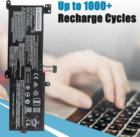 بطارية كمبيوتر محمول L16C2PB2 7.6V 30WH/4030MAH متوافقة مع Lenovo IdeaPad 320-14AST 320-14IAP 320-14IKB 320-14ISK 320-15ABR 320-15AST 320-15IAP Series L16C2PB1 L16L2PB2 L16L2PB1 L16L2 بي بي 3 in Saudi Arabia