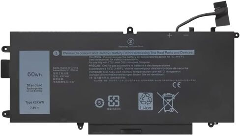 بطارية بديلة K5XWW لجهاز Dell Latitude 7389 7390 5289 Latitude 12 5000 2 في 1 L3180 E5289 P29S001 P29S002 Series Laptop 6CYH6 71TG4 725KY N18GG in Kuwait