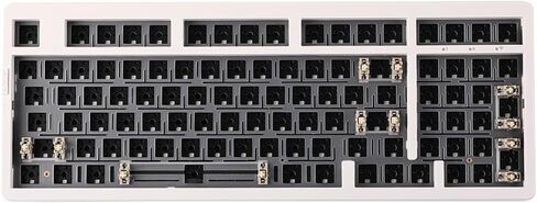 EPOMAKER EK98 VIA Gaming Keyboard Kit, 98 Keys Gasket Programmable Barebones Keyboard, Bluetooth/2.4Ghz/USB-C Wired Wireless Custom Mechanical Keyboard Base, South-Facing LEDs, Hot Swappable, NKRO in Saudi Arabia