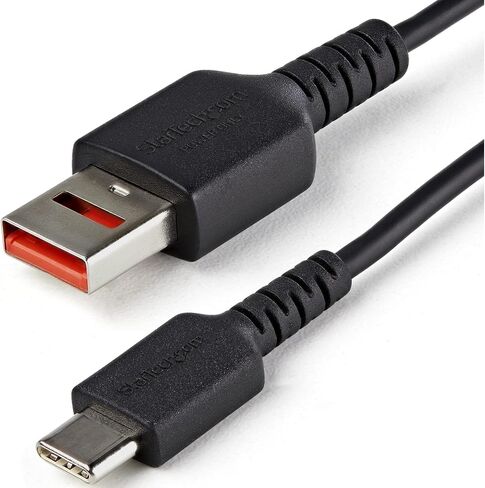 StarTech.com 3ft (1m) Secure Charging Cable USB-A to Micro USB Data Blocker Charge-Only Cable Power-Only Charger Cable for Phone/Tablet Data Blocking USB Protector Adapter Cable (USBSCHAU1M) in Saudi Arabia
