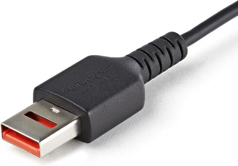 StarTech.com 3ft (1m) Secure Charging Cable USB-A to Micro USB Data Blocker Charge-Only Cable Power-Only Charger Cable for Phone/Tablet Data Blocking USB Protector Adapter Cable (USBSCHAU1M) in Saudi Arabia