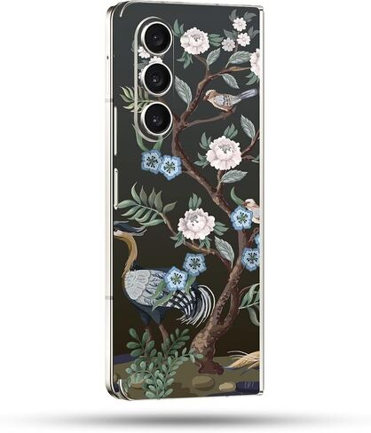 غلاف MightySkins متوافق مع هاتف Samsung Galaxy Z Fold 5 Full Wrap - مموه أسود | غطاء ملتف واقٍ ومتين وفريد ​​من نوعه من الفينيل | سهل التطبيق والإزالة وتغيير الأنماط | صنع في الولايات المتحدة الأمريكية in Kuwait