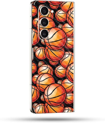 غلاف MightySkins متوافق مع هاتف Samsung Galaxy Z Fold 5 Full Wrap - مموه أسود | غطاء ملتف واقٍ ومتين وفريد ​​من نوعه من الفينيل | سهل التطبيق والإزالة وتغيير الأنماط | صنع في الولايات المتحدة الأمريكية in Kuwait