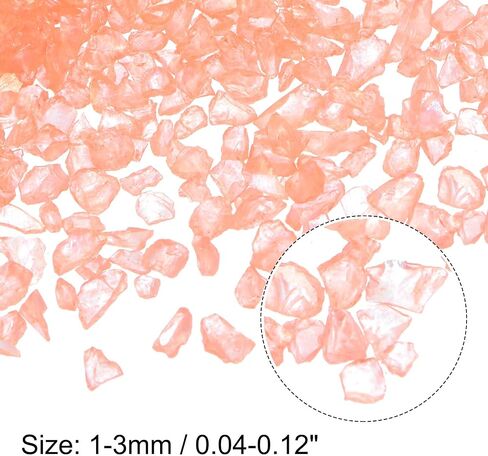 HARFINGTON 200g Crushed Glass Chips 2-4mm Shiny Electroplating Irregular Broken Sprinkles Chunky Glass for Crafts DIY Resin Art Decoration Vase Filler, Navy Blue in Saudi Arabia